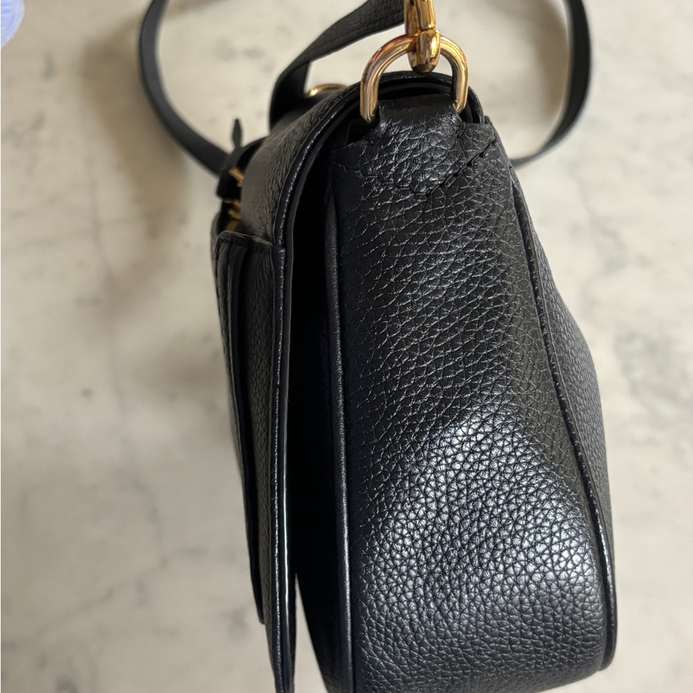 Marc Jacobs Empire City Black Pebbled Leather Crossbody Bag - Picture 8 of 11